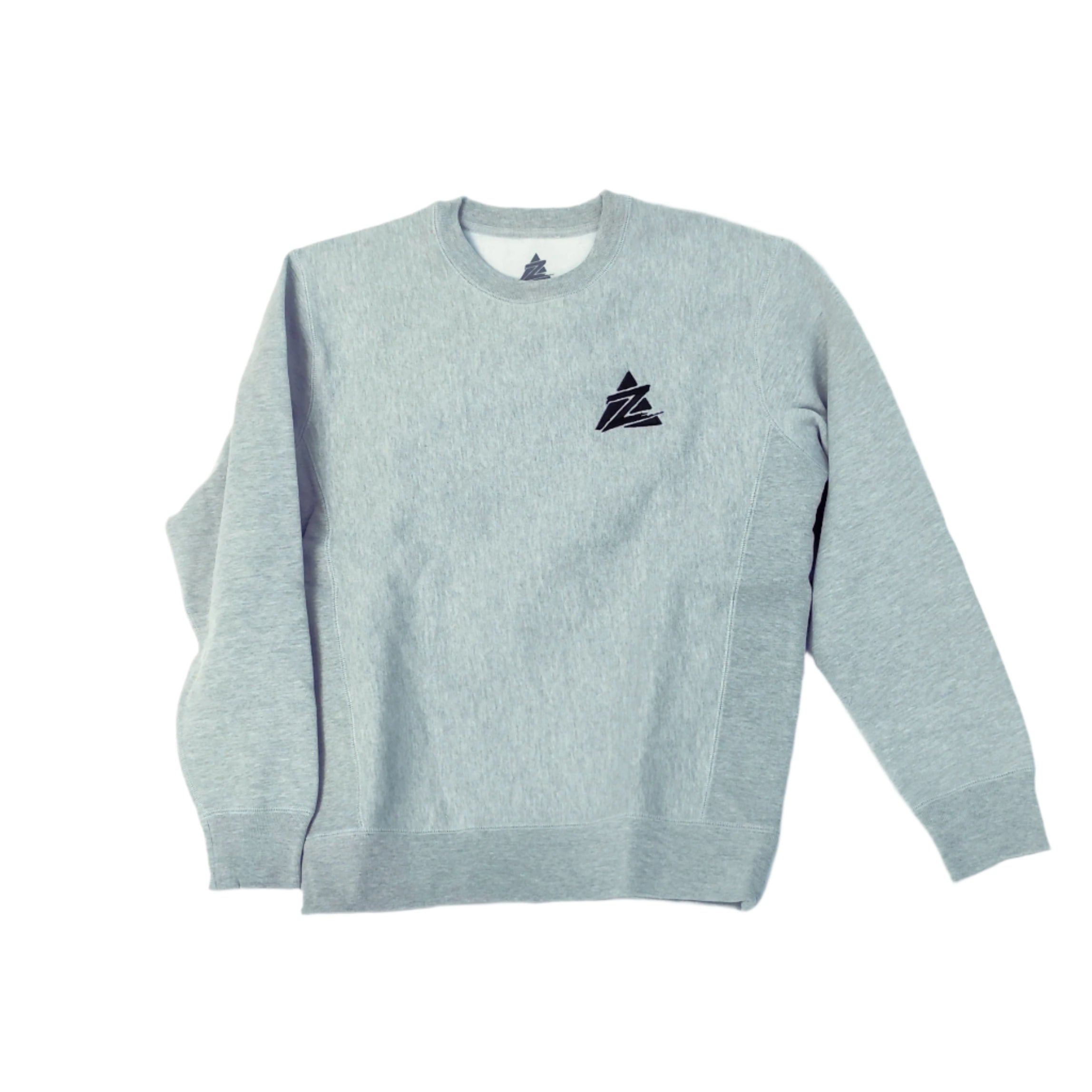 Embroidered Heavyweight Crew Neck - Grey