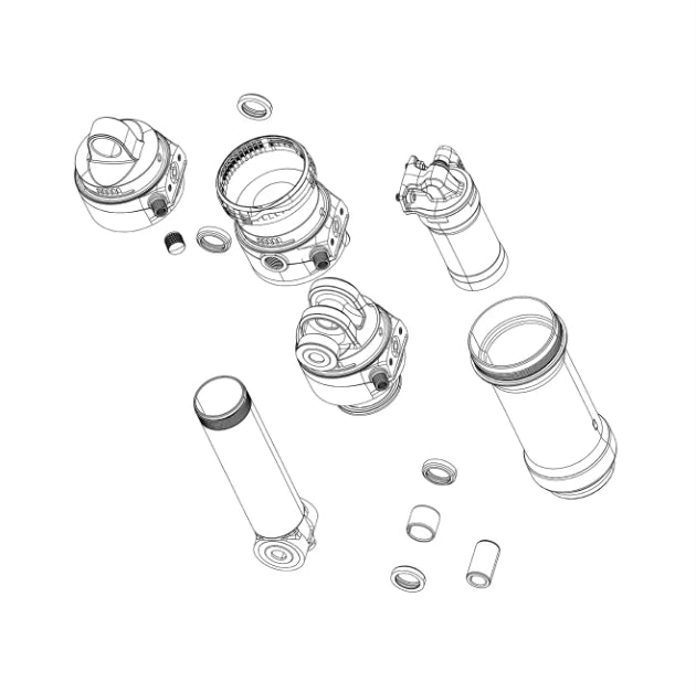 SRAM Rear Shock Mounting Hardware (8X30.0 x 8X46.0) - Set
