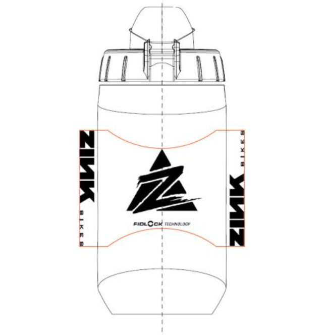 ZINK FIDLOCK TWIST bottle 450 + bike base