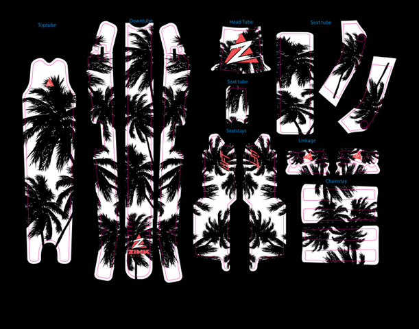 VACAY graphic kit design options